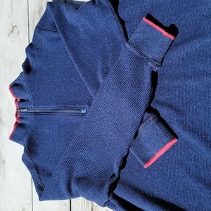 Waffle Knit Quarter Zip